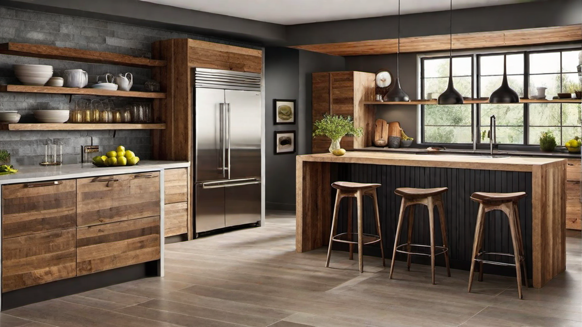 Rustic Fusion: Blending Different Styles for a Unique Kitchen Aesthetic