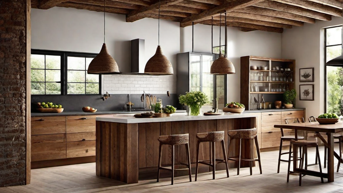 Rustic Inspirations: Drawing Ideas from Nature for Kitchen Designs