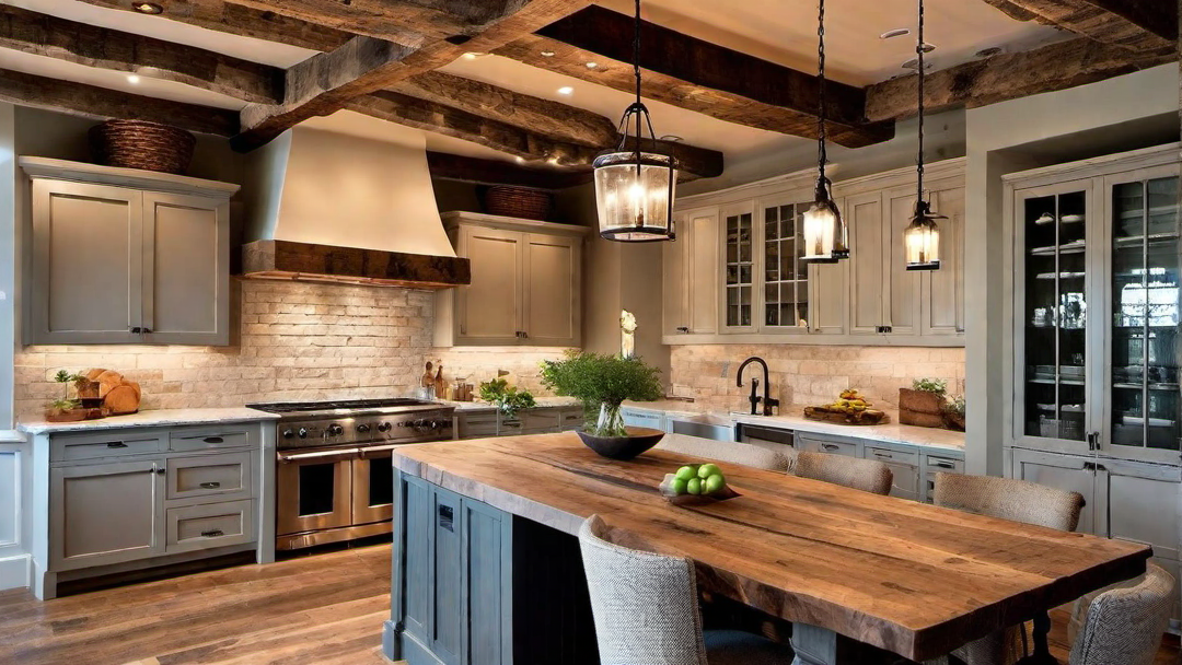 Rustic Kitchen Inspirations for Barn Dominium Homes
