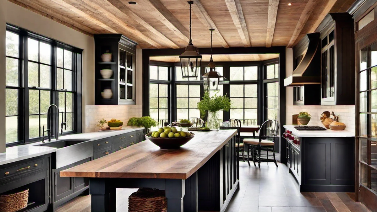 Rustic Simplicity: Colonial Farmhouse Kitchen Designs