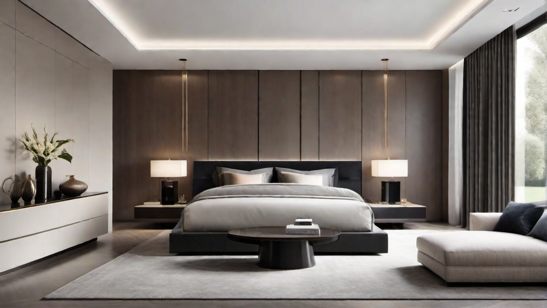Sleek and Modern: Contemporary Master Bedroom