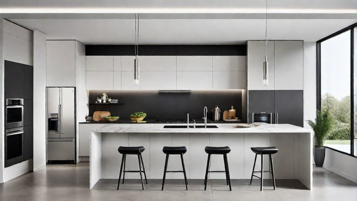 Sleek and Modern: Minimalist Kitchen Island Designs