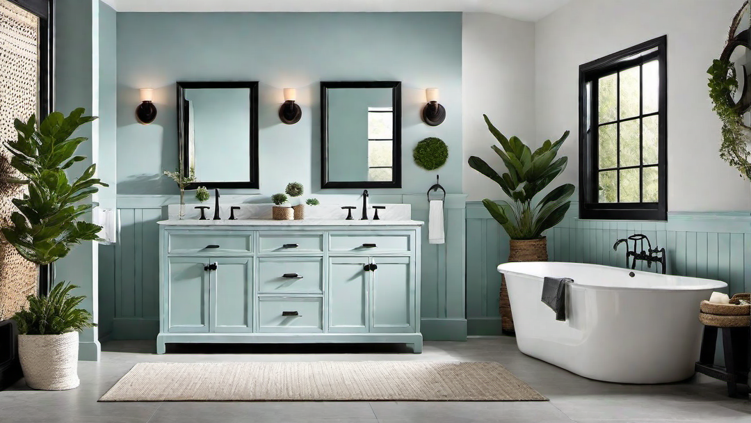 Soothing Colors: Pale Blues and Subtle Greens