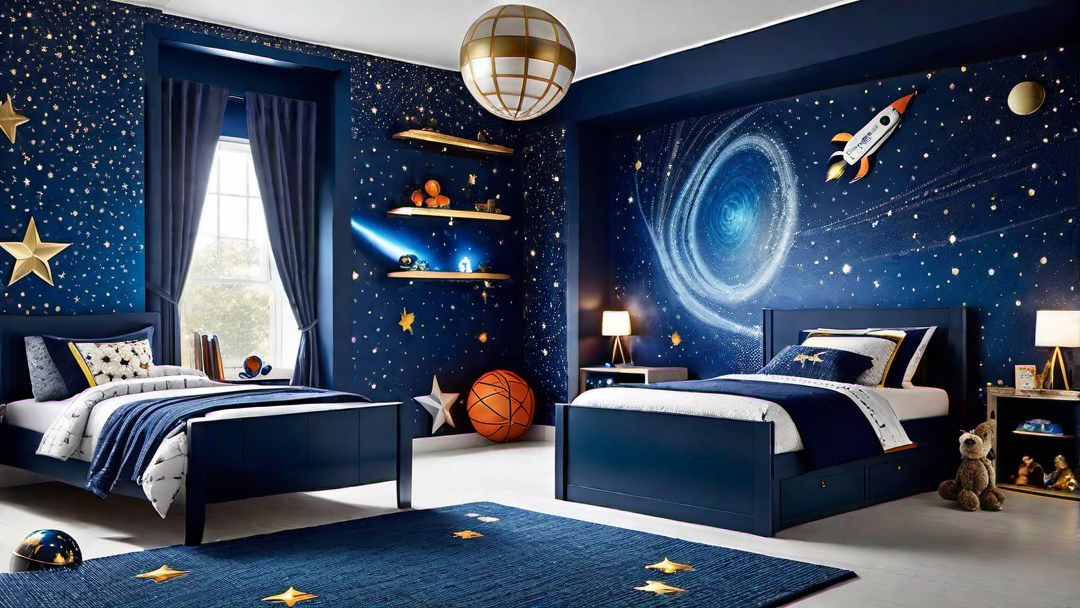 Space Explorer: Cosmic Theme for Boys Bedroom