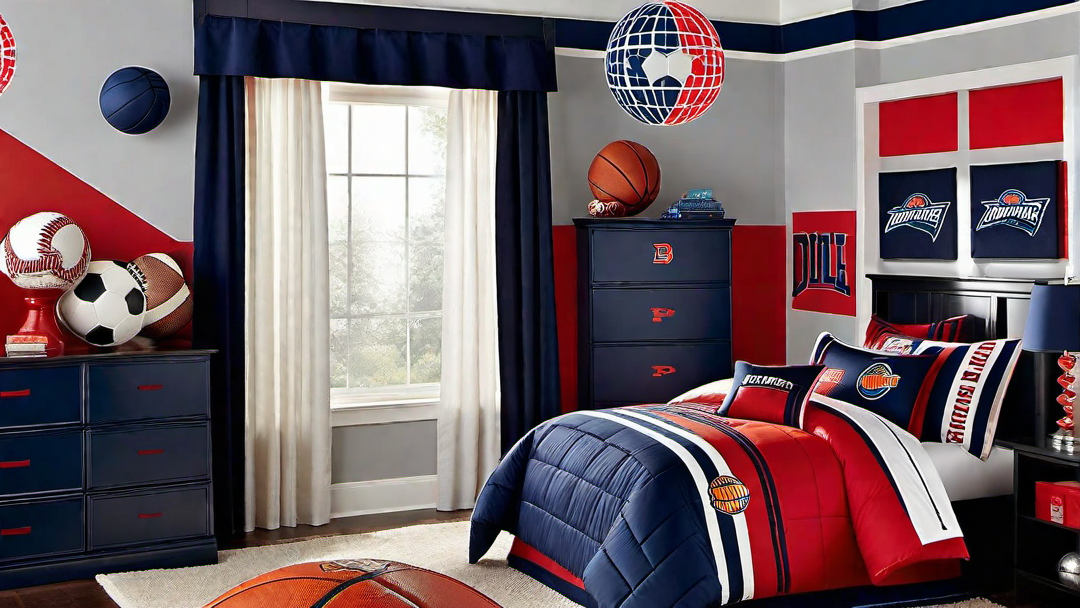 Sports All-Star: Athletic-Inspired Boys Bedroom Design