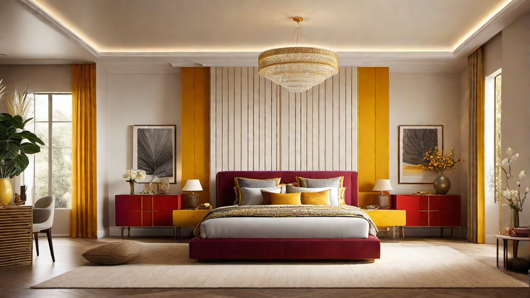 Sunny Disposition: Energizing the Master Bedroom with Warm Colors
