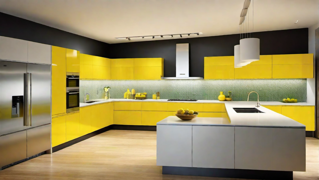 Sustainable Style: Yellow Kitchen with Eco-Friendly Materials