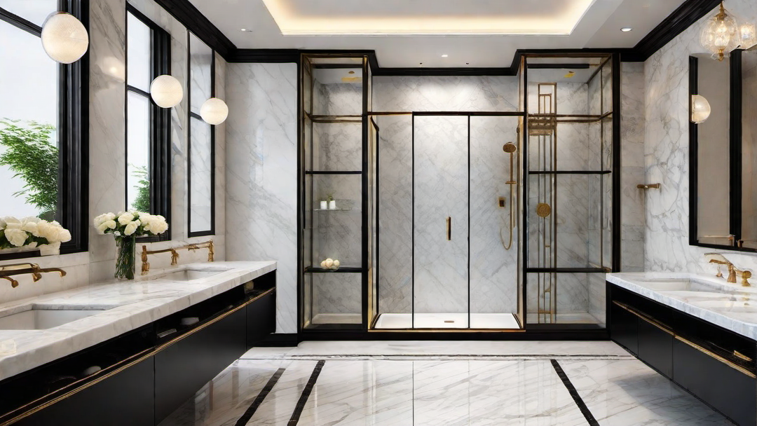 Timeless Beauty: Marble Accents in Corner Shower Designs