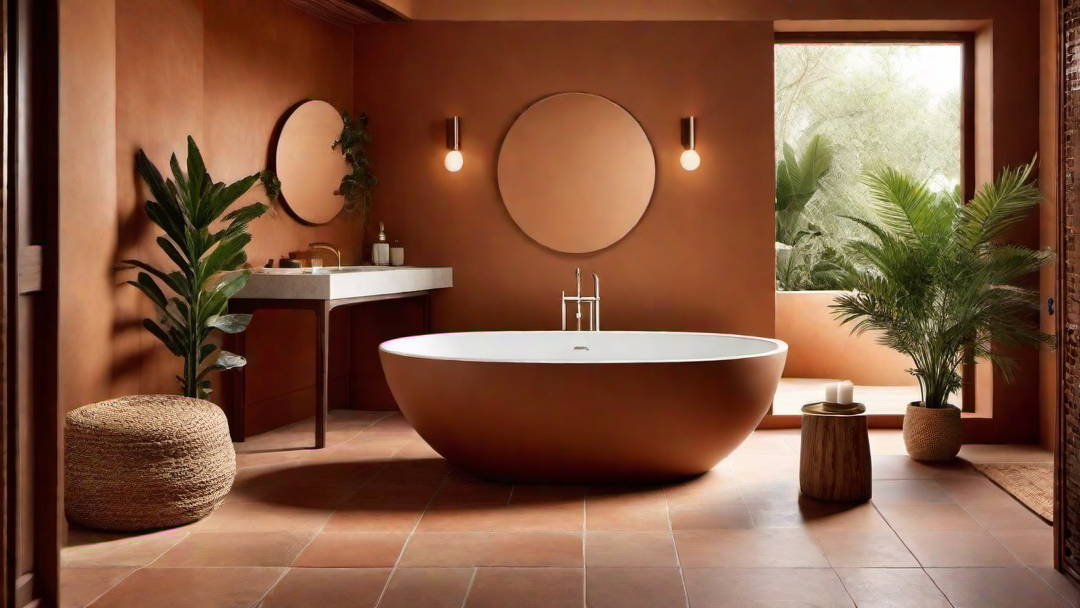 Timeless Charm: Classic Terracotta and Clay Tones in Bathroom Decor