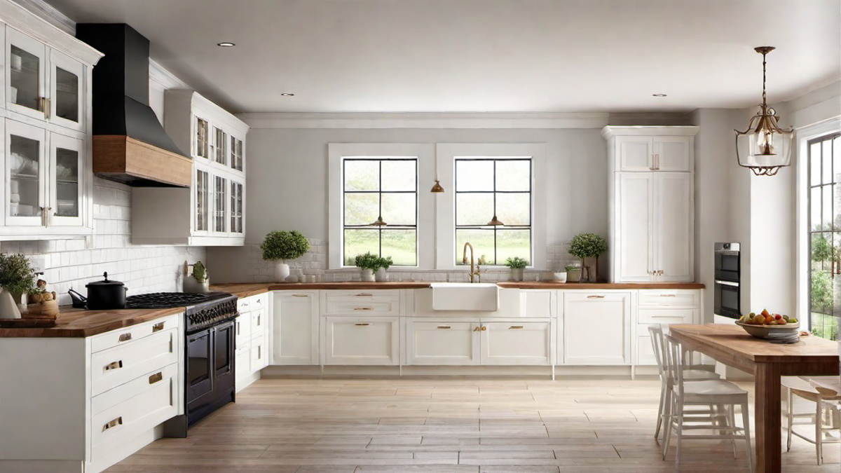 Timeless Elegance: Classic White Cottage Kitchen