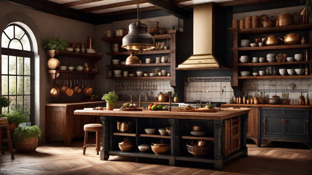 Traditional Flavors: Colonial Kitchen Cooking Spaces