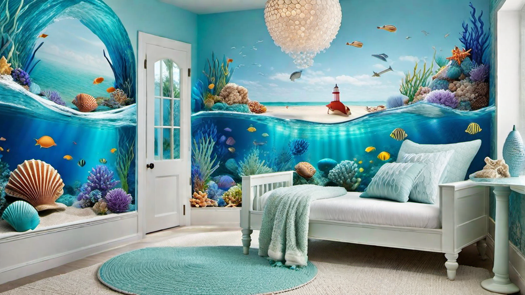 Under the Sea: Oceanic Theme Girls Bedroom