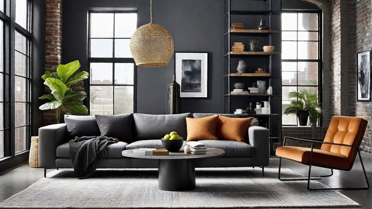 Urban Chic: Industrial-Inspired Living Room Paint Palettes