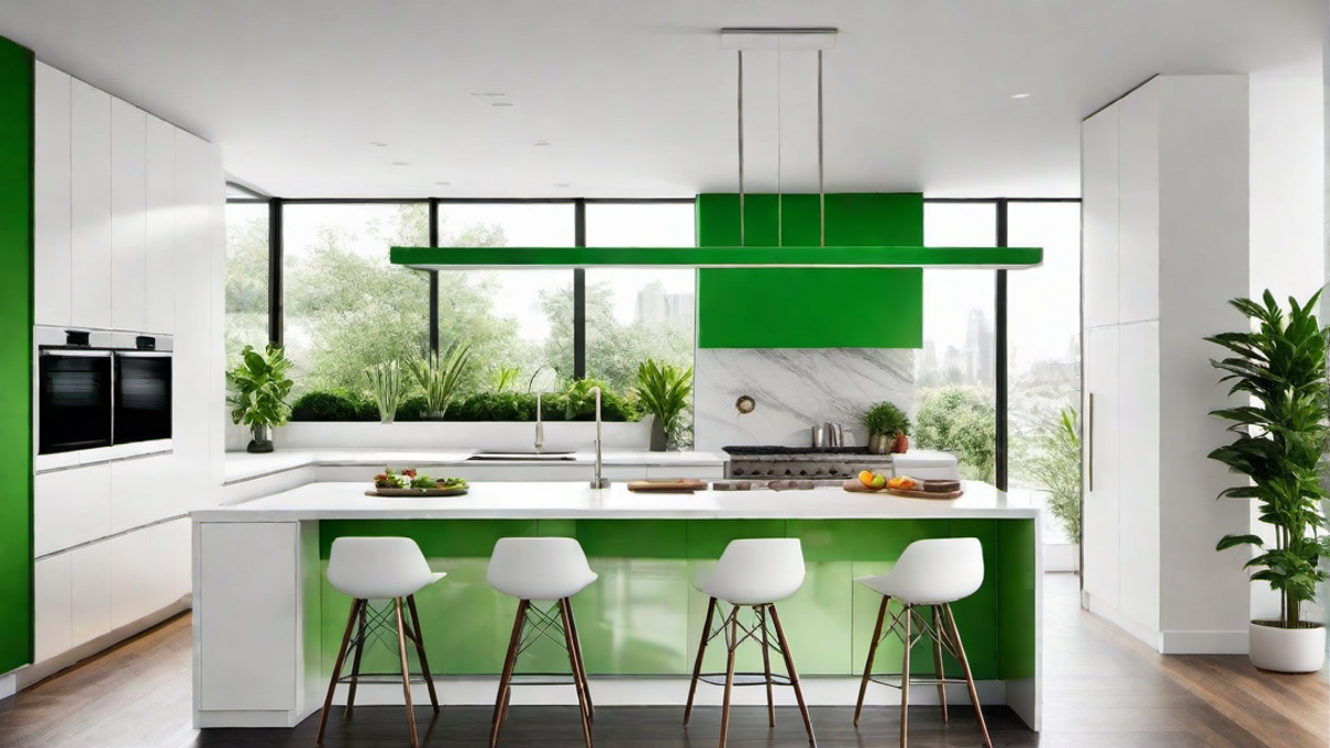 Urban Jungle: Colorful Kitchen with Pops of Greenery