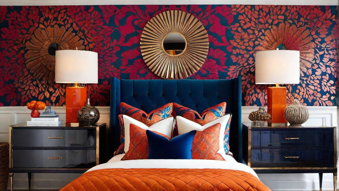 Vibrant Palette: Incorporating Bold Colors in Master Bedrooms