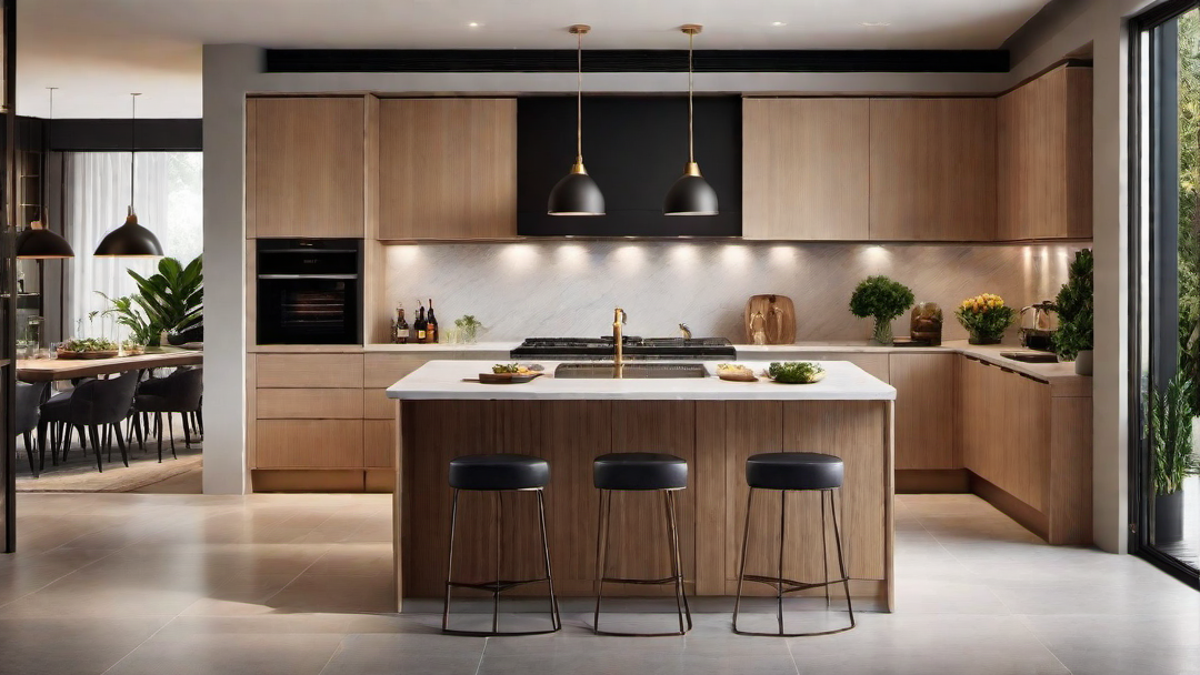 Warm and Welcoming: Kitchen Islands with Integrated Seating