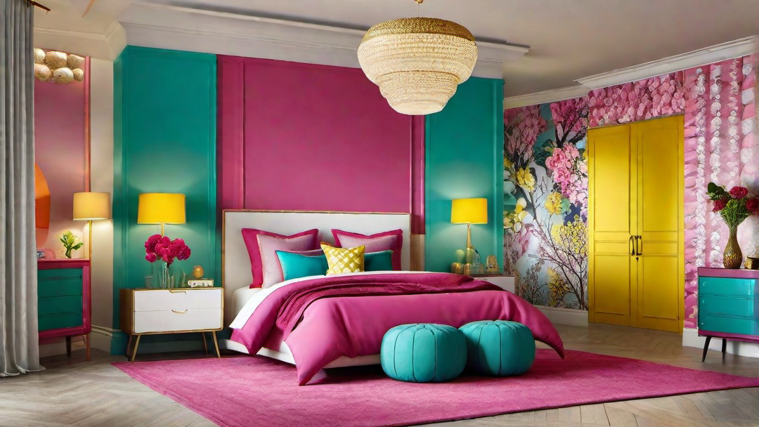Whimsical Wonderland: Creating a Colorful and Playful Master Bedroom