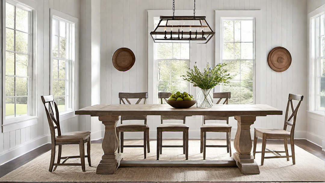 Whitewashed Look: Light and Airy Aesthetic for Dining Spaces
