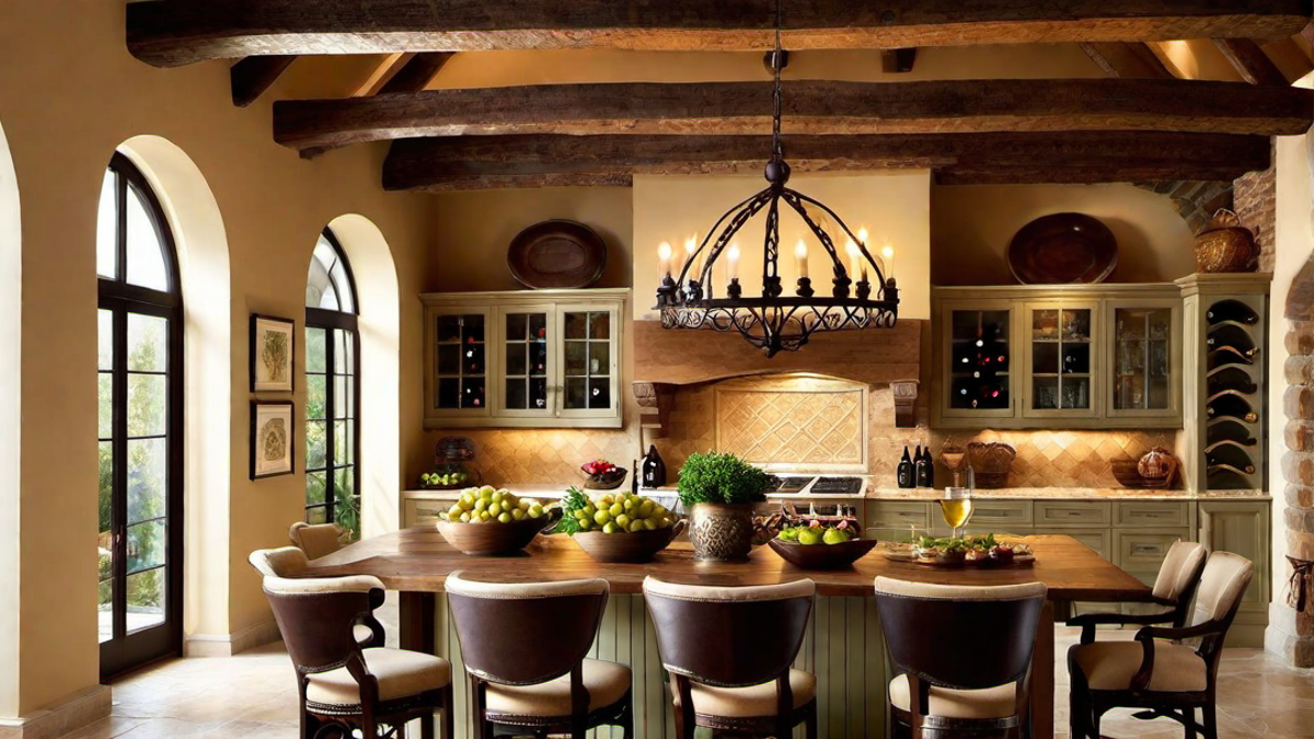 Wine Country Charm: Tuscan Kitchen Décor with a Vino Theme
