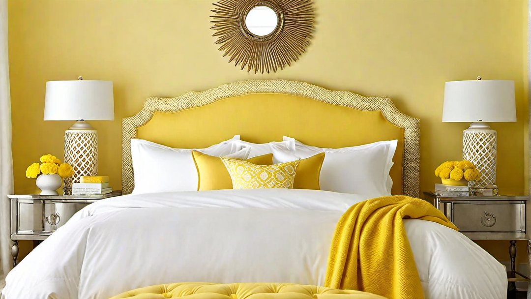 12. Sunshine Yellow: Illuminating the Bedroom with Joyful Hues