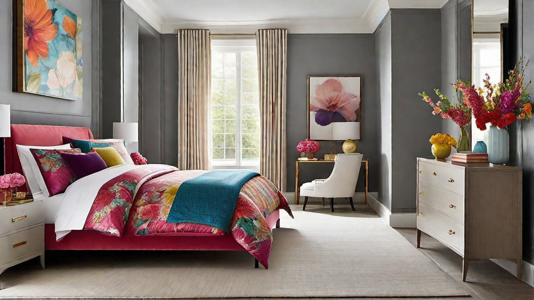 19. Colorful Accents: Adding Pops of Bright Color to a Neutral Base