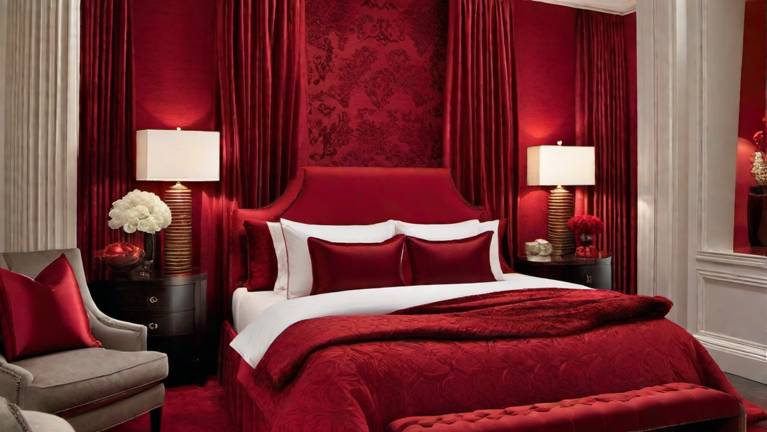 6. Radiant Red: Infusing Passion and Warmth into the Bedroom