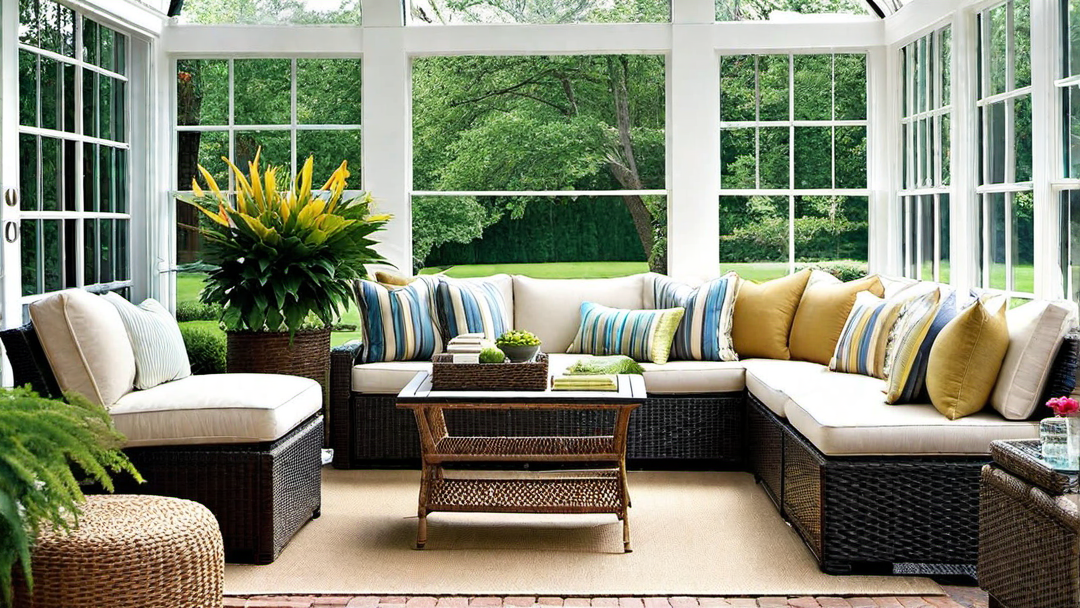 6. Stylish Functionality: Multi-Purpose Furniture Ideas for Sunrooms