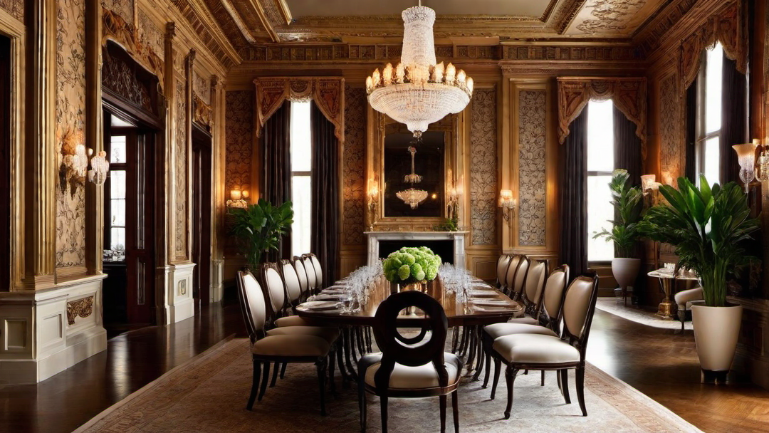 Amply Proportioned: Victorian Dining Room Seating Arrangements