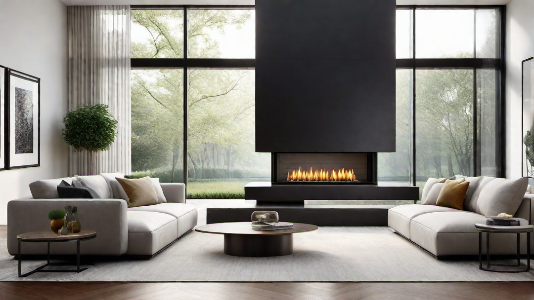 Architectural Focal Point: Fireplace in Modern Home