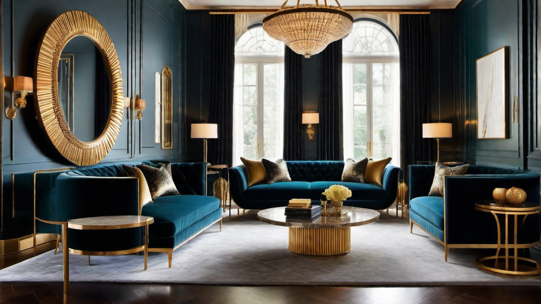 Art Deco Textiles and Materials: Plush Velvet and Gilded Finishes