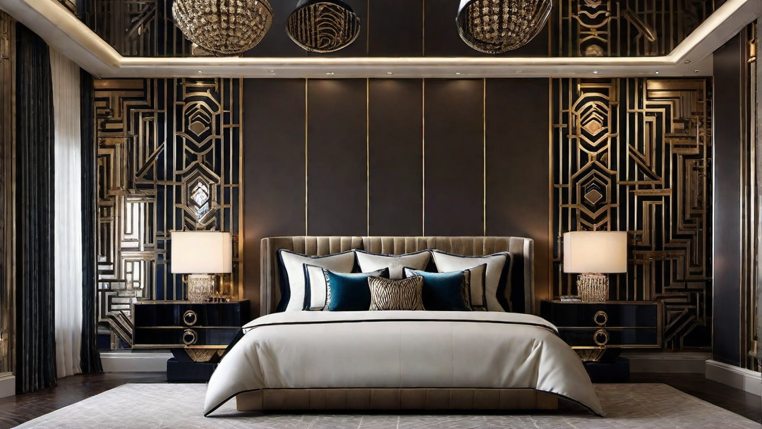 Art Deco Wall Art: Using Bold and Graphic Prints in Bedroom Decor