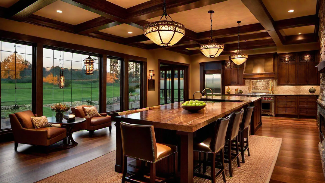 Artisan Details: Lighting Fixtures for Craftsman Style Great Rooms