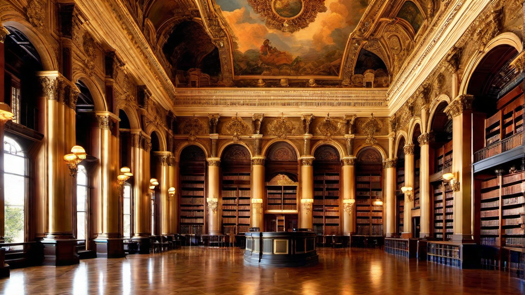 Artistic Ambiance: Libraries with Stunning Murals and Artwork
