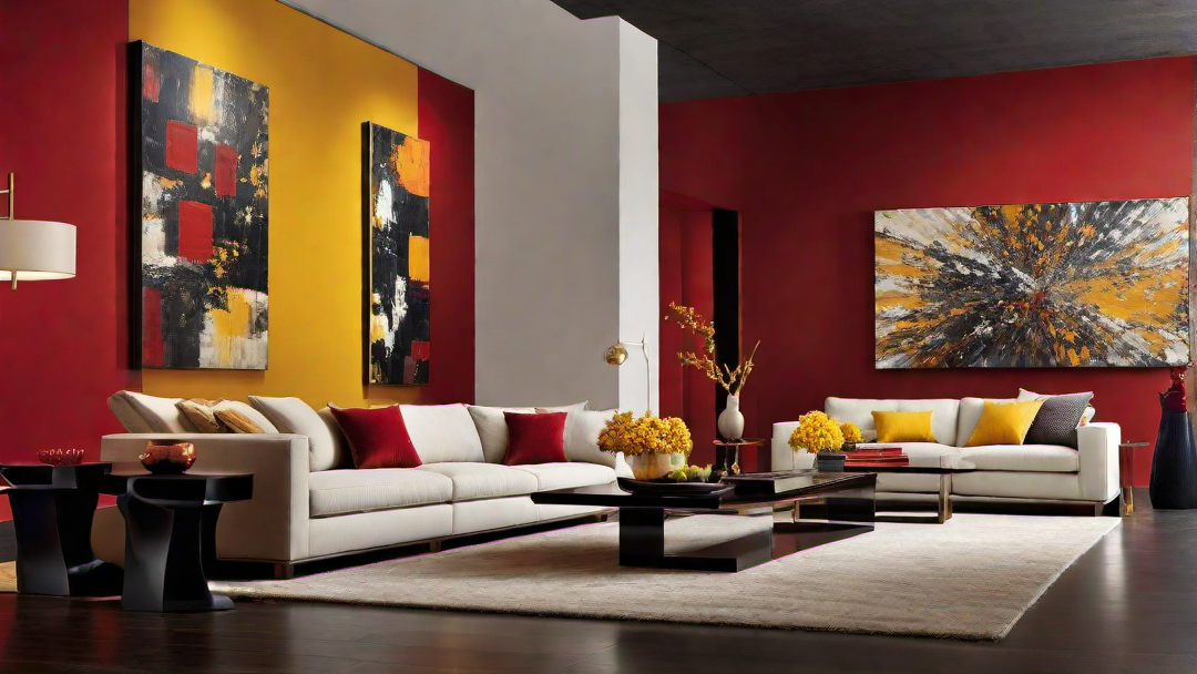 Artistic Expression: Vibrant Great Room as a Canvas of Creativity