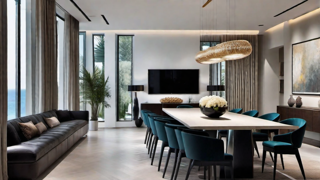 Artistic Touch: Incorporating Creative Artwork in Contemporary Dining Rooms