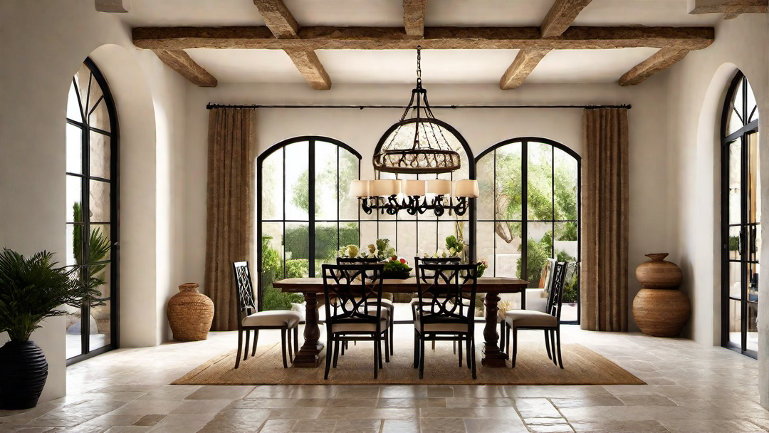 Authentic Materials: Natural Stone and Wood in Mediterranean Dining Rooms