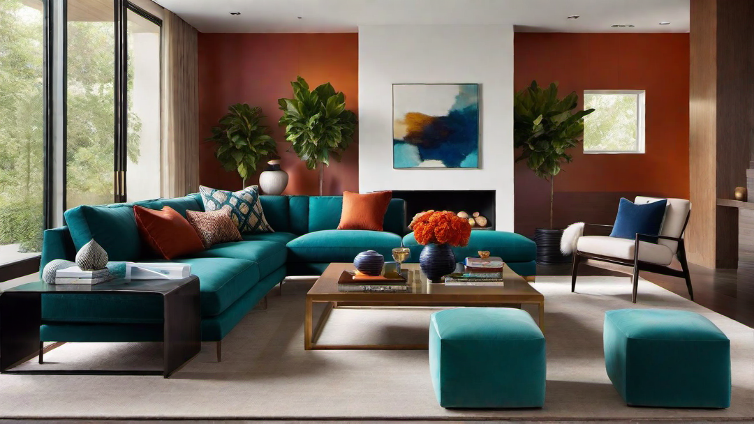 Balance and Contrast: Complementary Elements in Vibrant Great Rooms