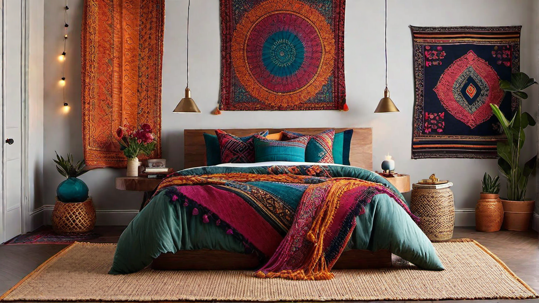 Bohemian Rhapsody: Eclectic Vibrant Bed Room Design