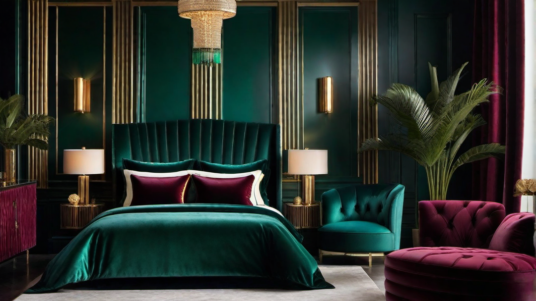 Bold Color Palette: Using Rich Hues in Art Deco Bedroom Decor