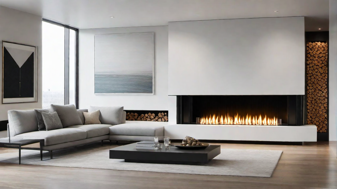 Bold Statement: Floor-to-Ceiling Contemporary Fireplace