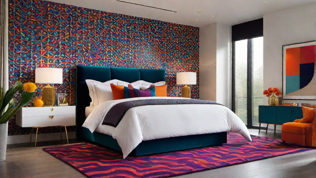 Bold Statements: Vibrant Colors in Contemporary Bedroom