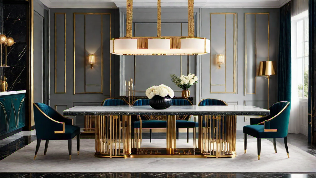 Bringing Art Deco Glamour to the Kitchen Table