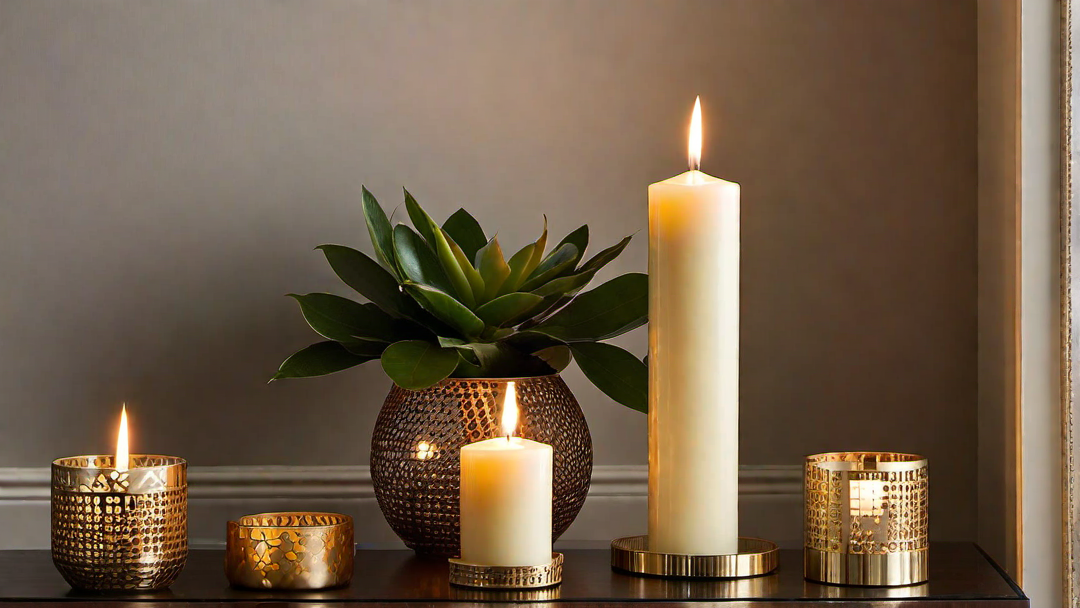 Candlelit Escape: Illuminated Nooks with Decorative Candle Holders
