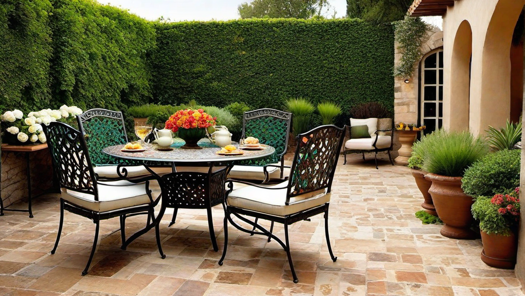 Charming Patios: Relaxing Outdoor Spaces in Mediterranean Homes