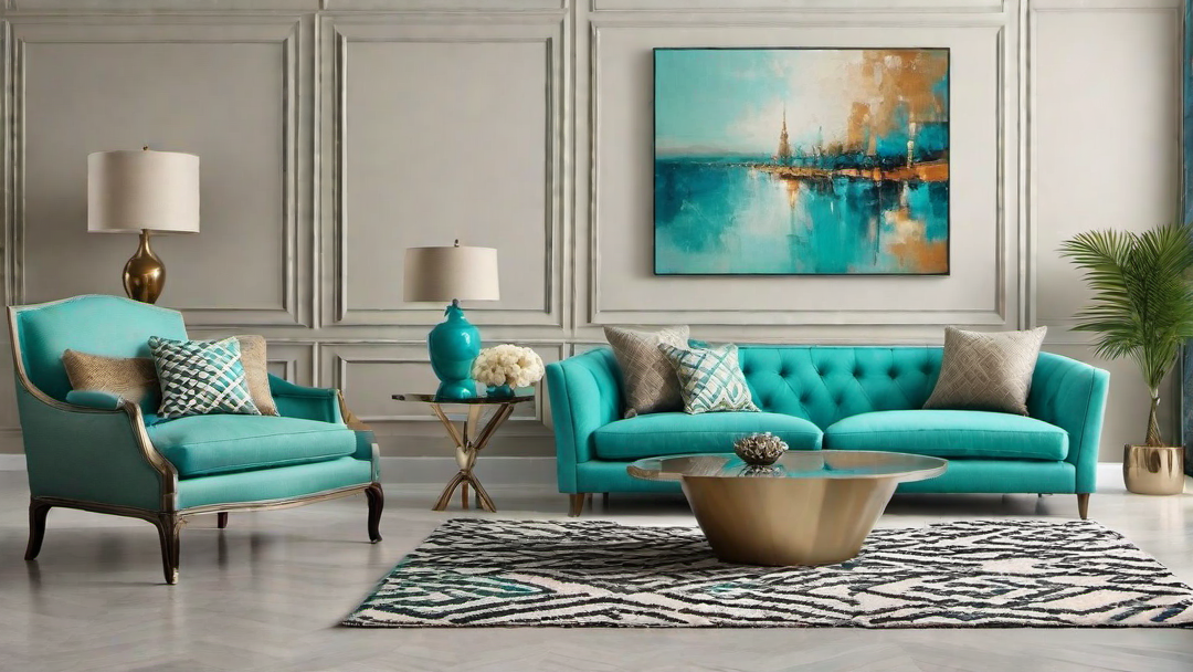 Cheerful Turquoise: Elevating the Room with a Pop of Color