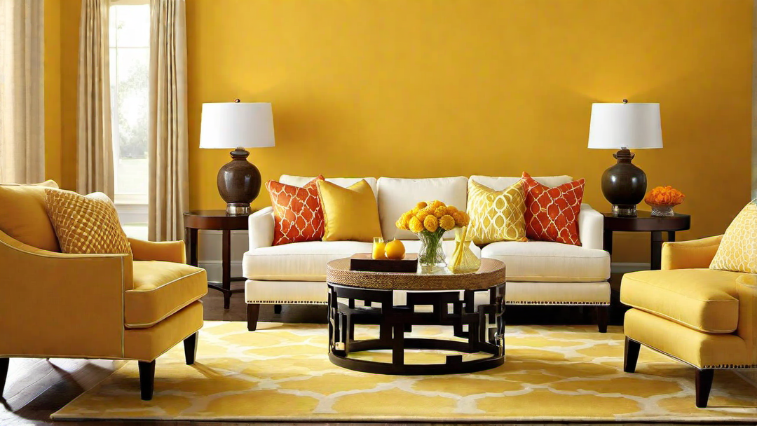 Citrus Burst: Bright Yellow and Orange Combinations for a Zesty Living Room