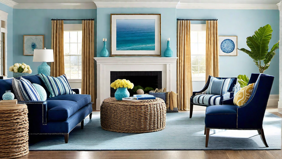 Coastal Comfort: Refreshing Blues and Oceanic Colors
