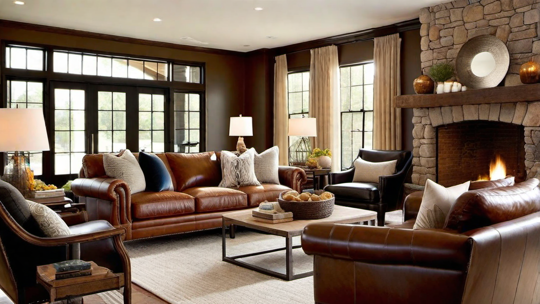 Comfortable Seating: Plush Sofas and Oversized Armchairs