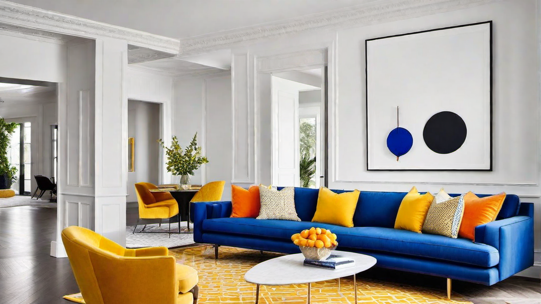 Contemporary Contrast: Mixing Bright and Neutral Tones
