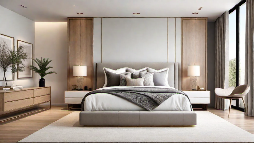 Contemporary Elegance: Neutral Tones in a Modern Bedroom
